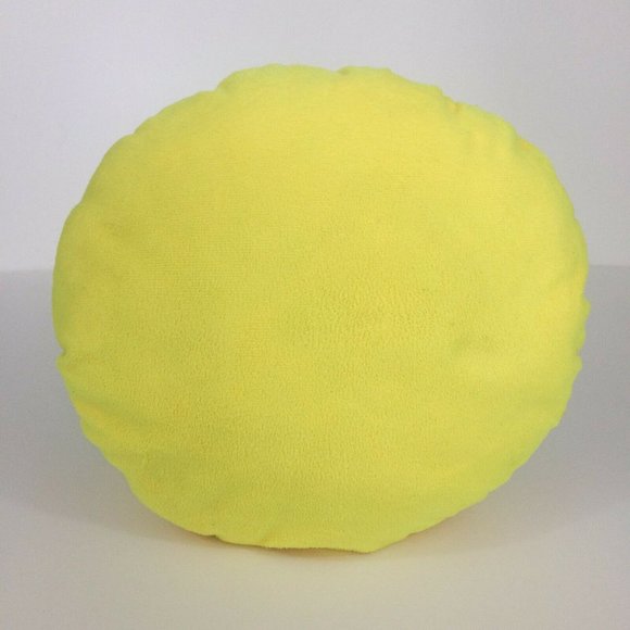 Emoji Crying Laughing Plush 12" Pillow Yellow Round Soft Emoticon Stuffed Tears - Picture 3 of 8